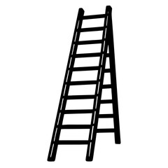 ladder isolated on white background