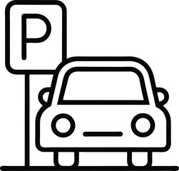 car parking sign