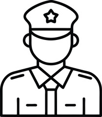 police officer vector