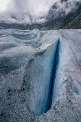 Beautiful view of the hike in Nigardsbreen glacier (Norway)


























