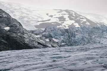 Beautiful view of the hike in Nigardsbreen glacier (Norway)



























