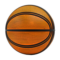 Fototapeta premium Orange and black basketball sports equipment