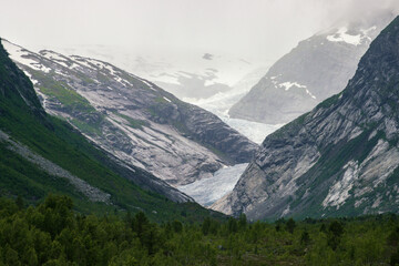 Beautiful view of the hike in Nigardsbreen glacier (Norway)


























