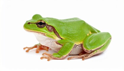 Obraz premium frog on white background