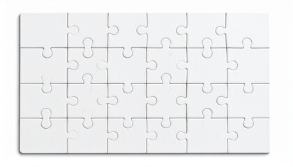 white jigsaw puzzle