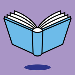 open book vector illustration