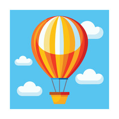 Obraz premium hot air balloon in sky
