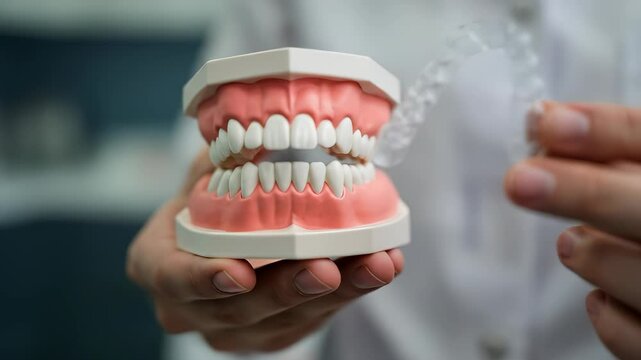  Invisalign & Teeth Model: Clear Aligners, Orthodontics, and Dental Care Explanation