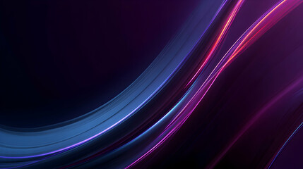 Elegant flowing light trails against a dark gradient backdrop create a dynamic and vibrant visual experience