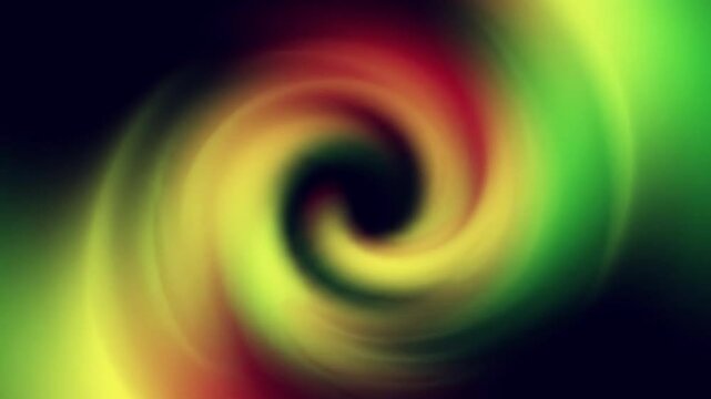 Colorful Spiral Background with Red, Yellow, and Green