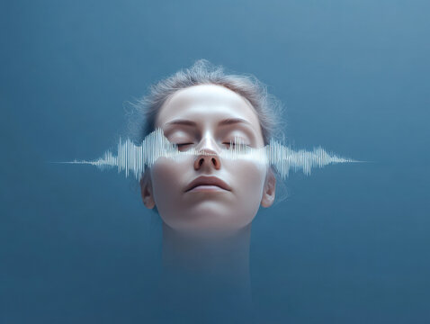 Analysis of sleep patterns displayed through a sleep graph with REM chart and biometric data representation