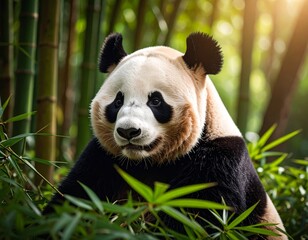 Obraz premium Giant Panda Wildlife Closeup