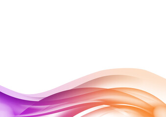 GRADIENT PURPLE AND YELLOW ORANGE WAVE ABSTRACT BACKGROUND
