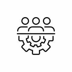 engineering team icon sign vector