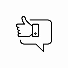 message like icon sign vector