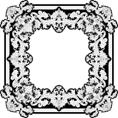 black and white frame desain
