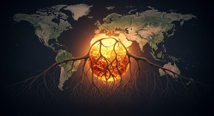 Global Warming: A Burning Planet