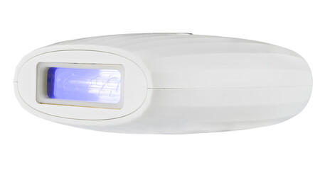Laser Hair Removal Machine Electric Photoepilator Depilation isolated on a transparent background. Full depth of field. PNG.