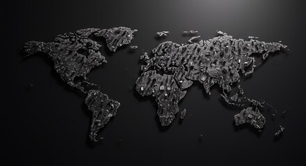 Global Interconnection: A 3D World Map