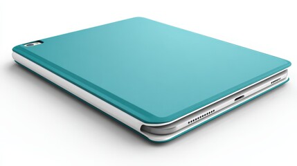 Teal Tablet Case Modern Stylish Protective Cover for Digital Device