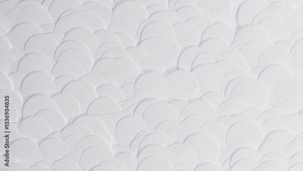 Poster modern abstract light silver background elegant circle shape design. white geometric abstract backgr
