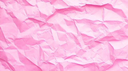 Fototapeta premium Abstract Pink Crumpled Paper Texture Background