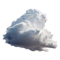 A large, fluffy cumulus cloud with defined edges and a towering, billowy shape.