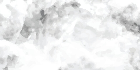 Clouds and sky black and white color vector,  hand drawn vector illustration. Abstract blue winter watercolor background. Sky pattern with snow. Light blue watercolour paper texture background.