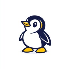 Fototapeta premium Cute cartoon penguin (3)