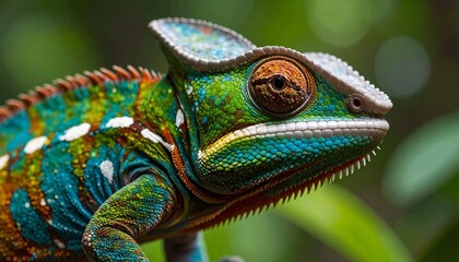 chameleon on a tree