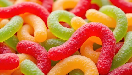 Pile of colorful candy, sweet and sugary delight for every occasion sweet