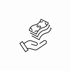 cash pay icon sign vector