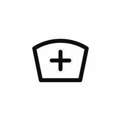 hospital staff icon sign vector