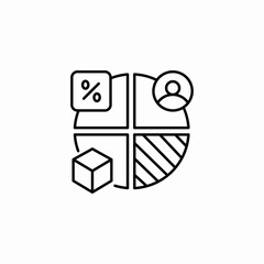 share categories icon sign vector