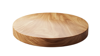 Natural wooden round platter showcasing the grains and textures of fine craftsmanship, perfect for serving appetizers or decor accents in your dining space.