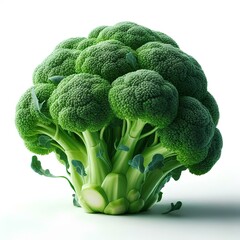 broccoli on a white background