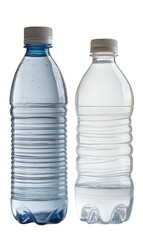 Naklejka premium Two Plastic Water Bottles