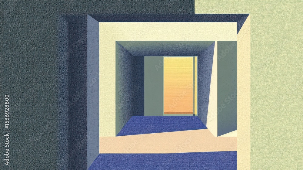 Poster random background architecture art geometric.