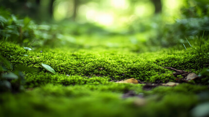 Moss Textures in Nature – Tranquil Ground Covers & Green Growth