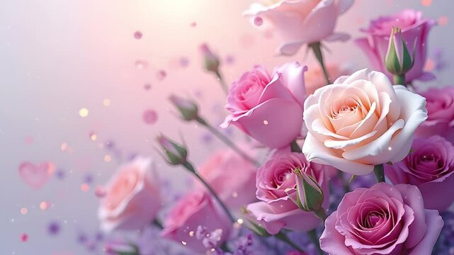 Beautiful flower bouquet background
