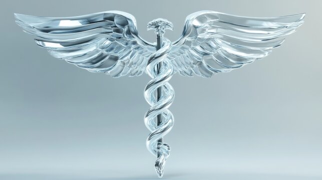 Ice-like medical symbol