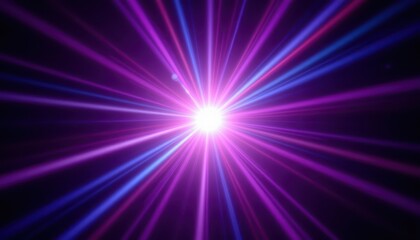 Dazzling light burst effect on dark background, a stunning visual for creative projects