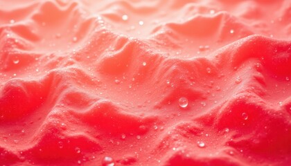 Luscious red and white cake closeup, a delicious dessert for celebrations delicious