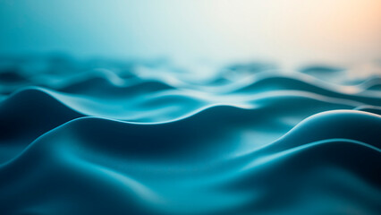 Serene Gradient Waves – Abstract Corporate Calm And Fluid Minimalism