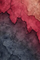 Abstract Texture with Dynamic Cracks and Gradient Transitions, Red to Gray