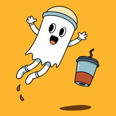 coffee cup vector illustration