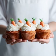Delicious carrot cupcakes with cream cheese frosting recipe for easter baking and spring treats ideas