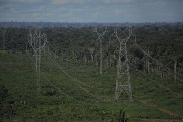 torres de transmiss&atilde;o rondonia porto velho rio madeira hue jirau 