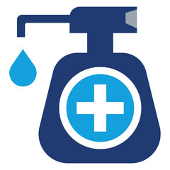 Fototapeta premium Hand sanitizer png illustration on white background