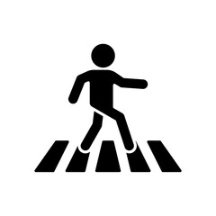Icon a crosswalk, isolated against a clean background.